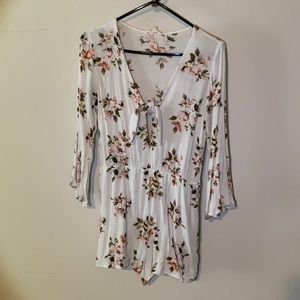 Floral Romper - Size M